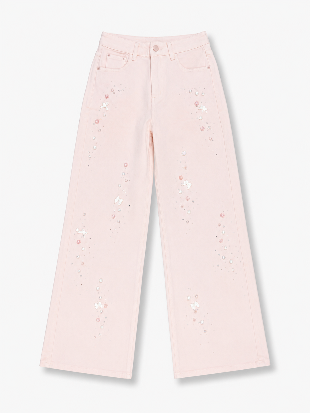 Floral Charm Denim Jeans