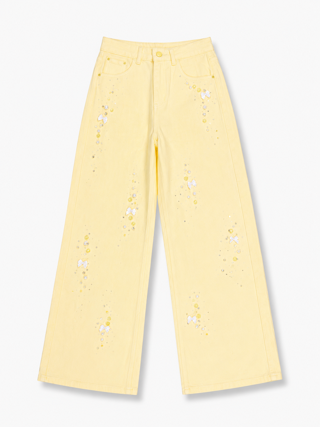 Floral Charm Denim Jeans