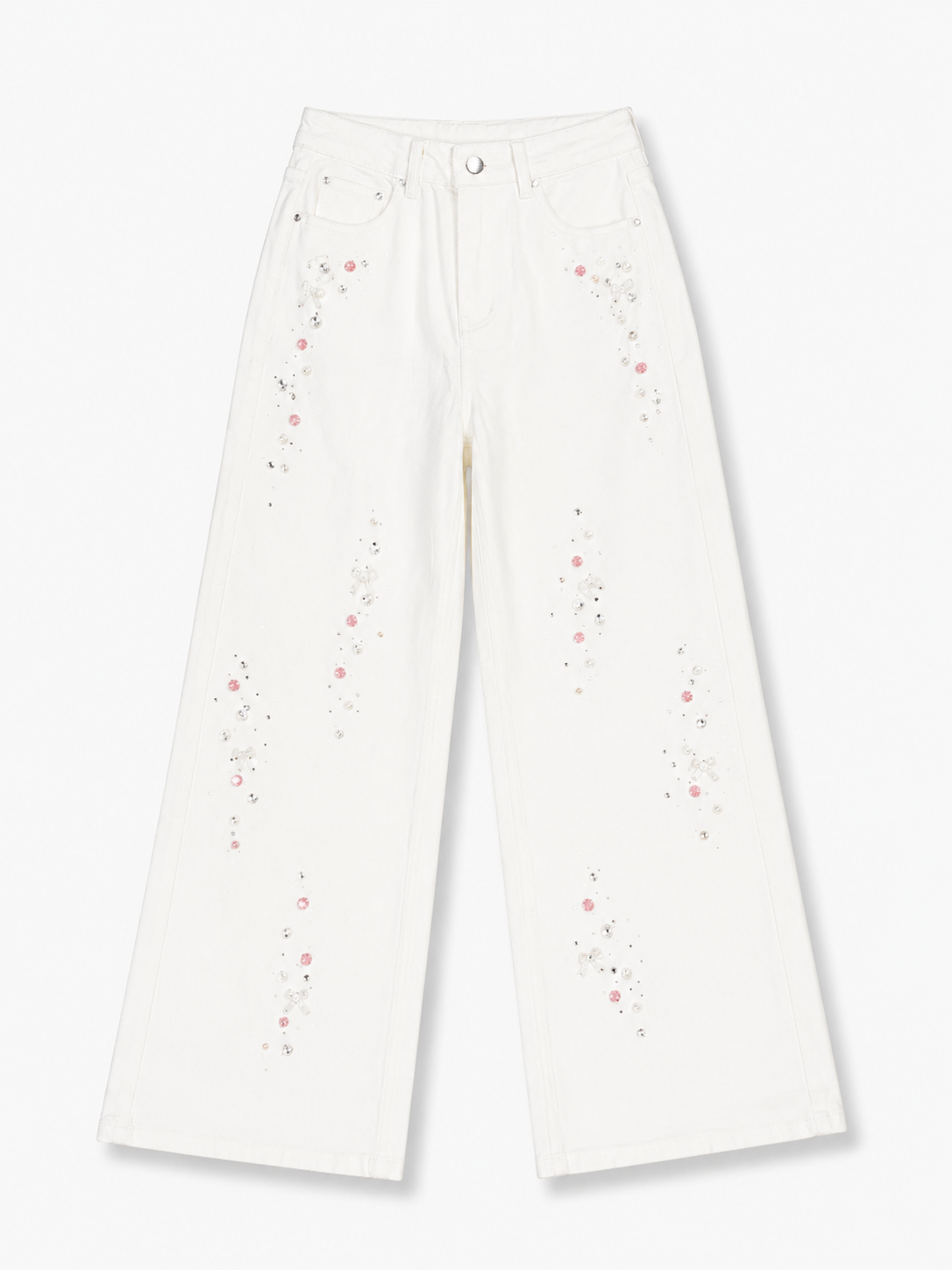 Floral Charm Denim Jeans