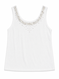 Elegant Pearl Tank Top