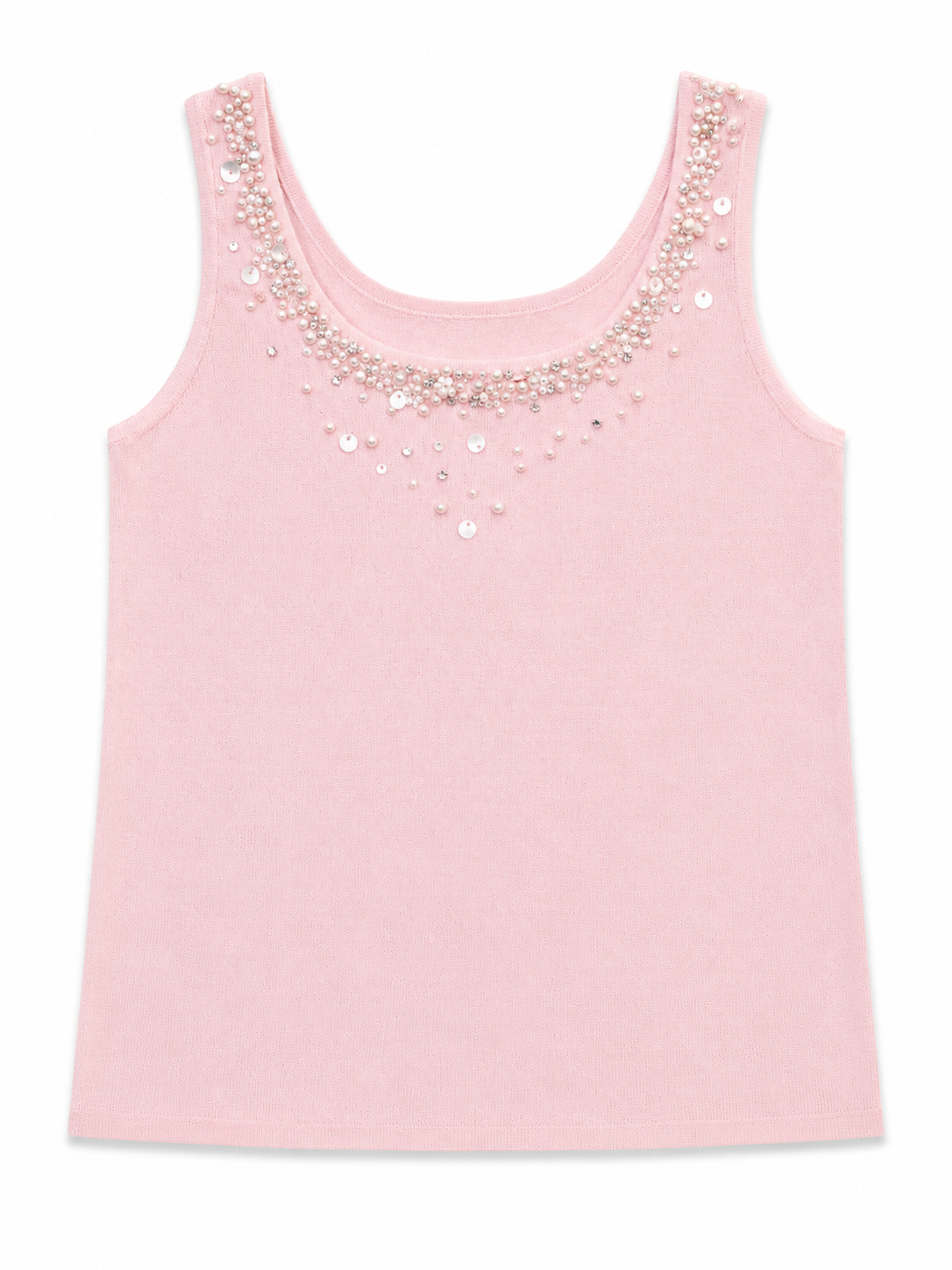 Elegant Pearl Tank Top