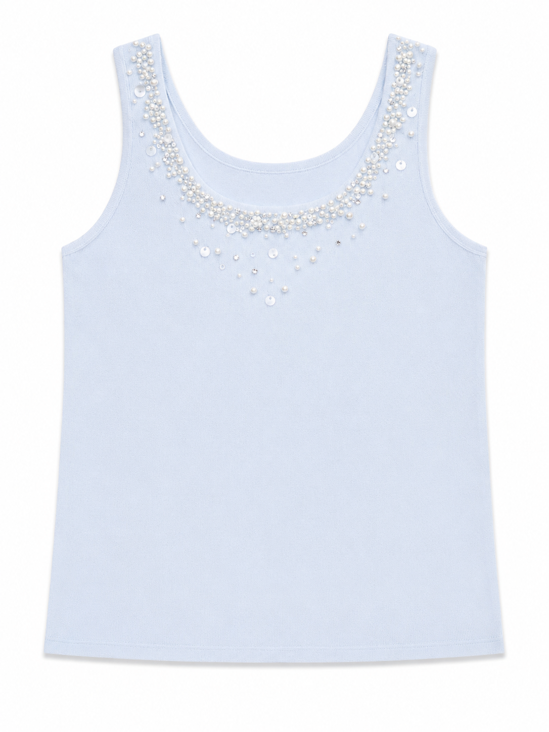 Elegant Pearl Tank Top