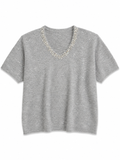 Pearl Glow Knit Top