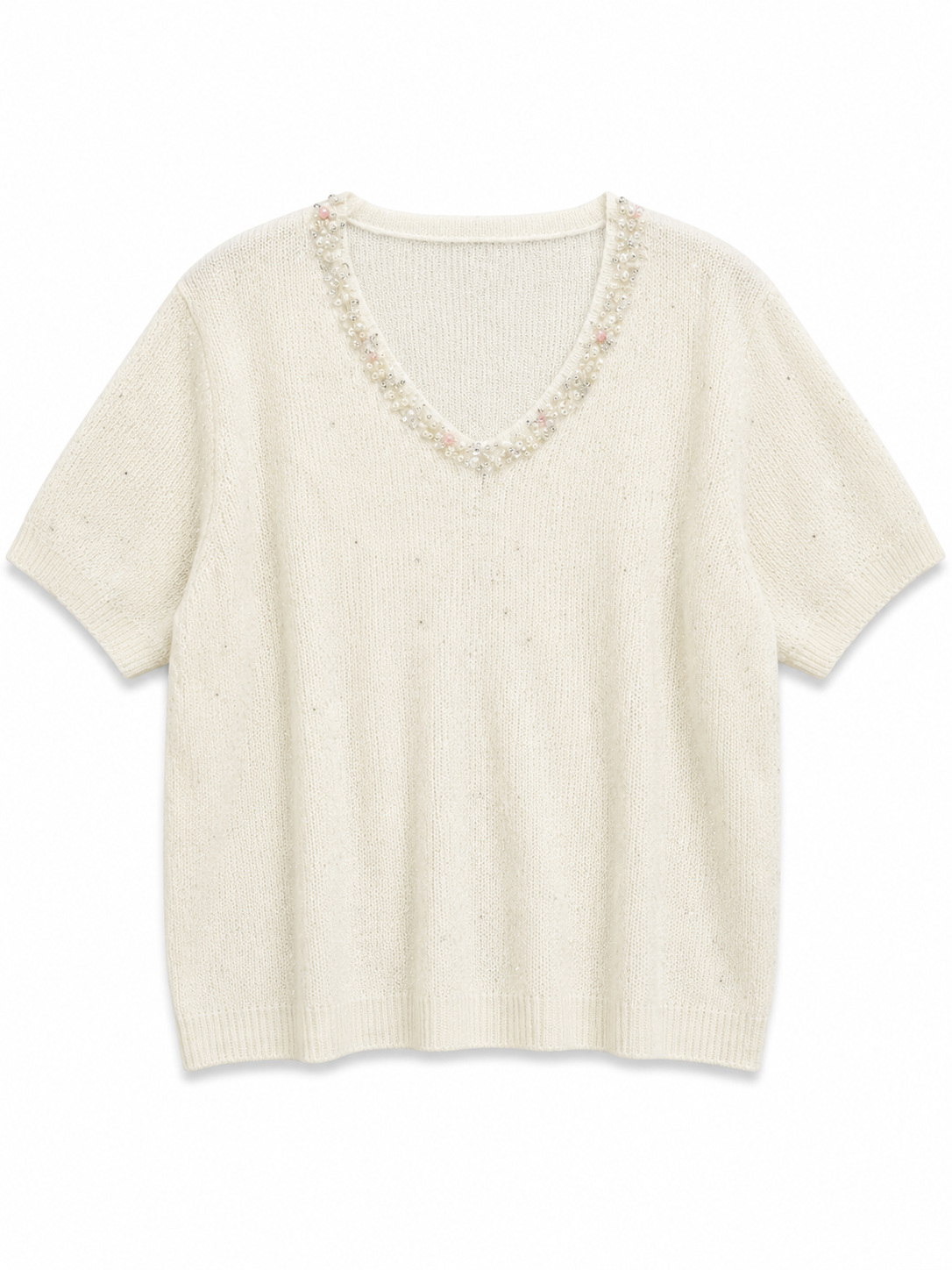 Pearl Glow Knit Top