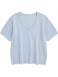 Pearl Glow Knit Top