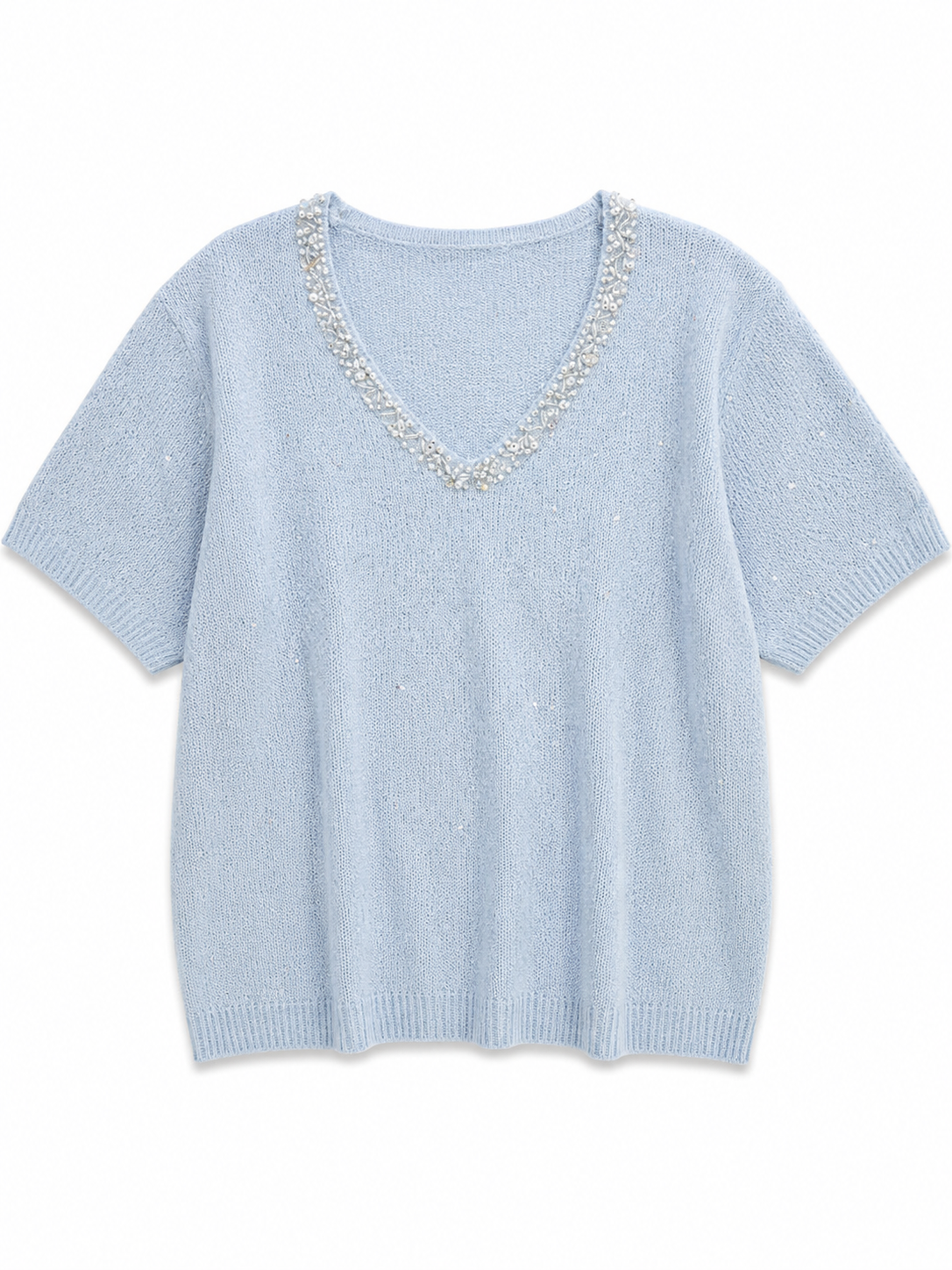 Pearl Glow Knit Top