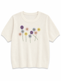 Floral Knit Top