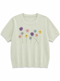 Floral Knit Top