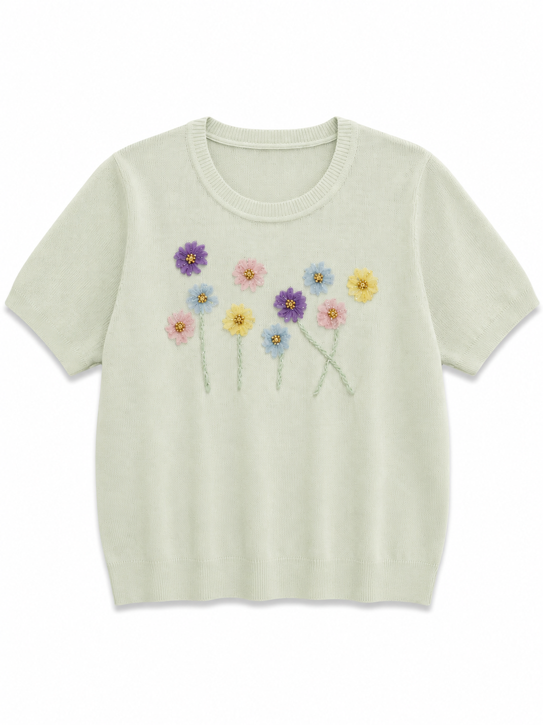 Floral Knit Top