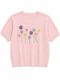 Floral Knit Top