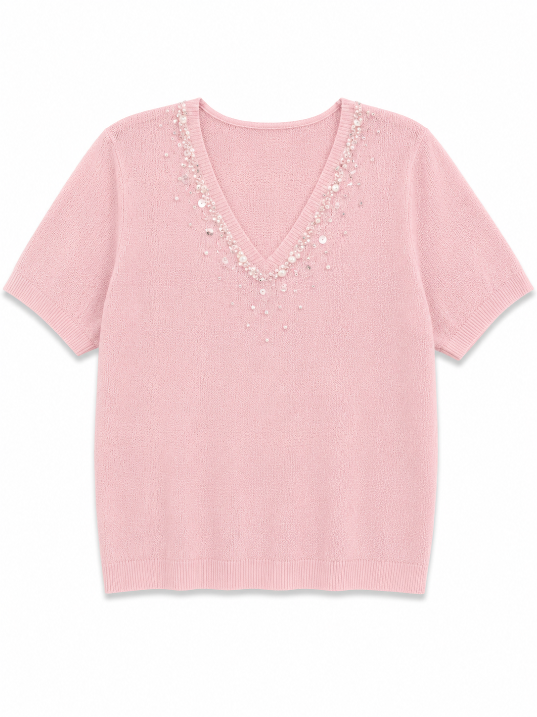 Pearl Glow Knit Top