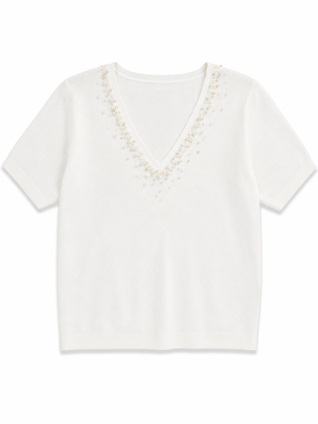 Pearl Glow Knit Top