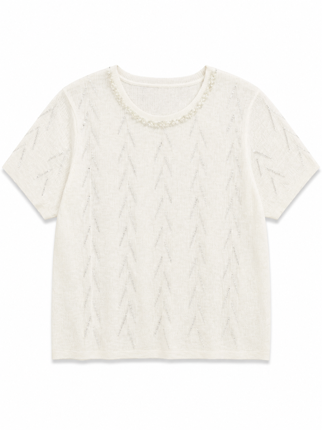Pearl Glow Knit Top
