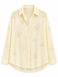 Pearl Bloom Oversized Shirt