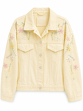 Pastel Floral Denim Jacket