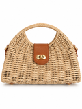 Natural Raffia Handbag