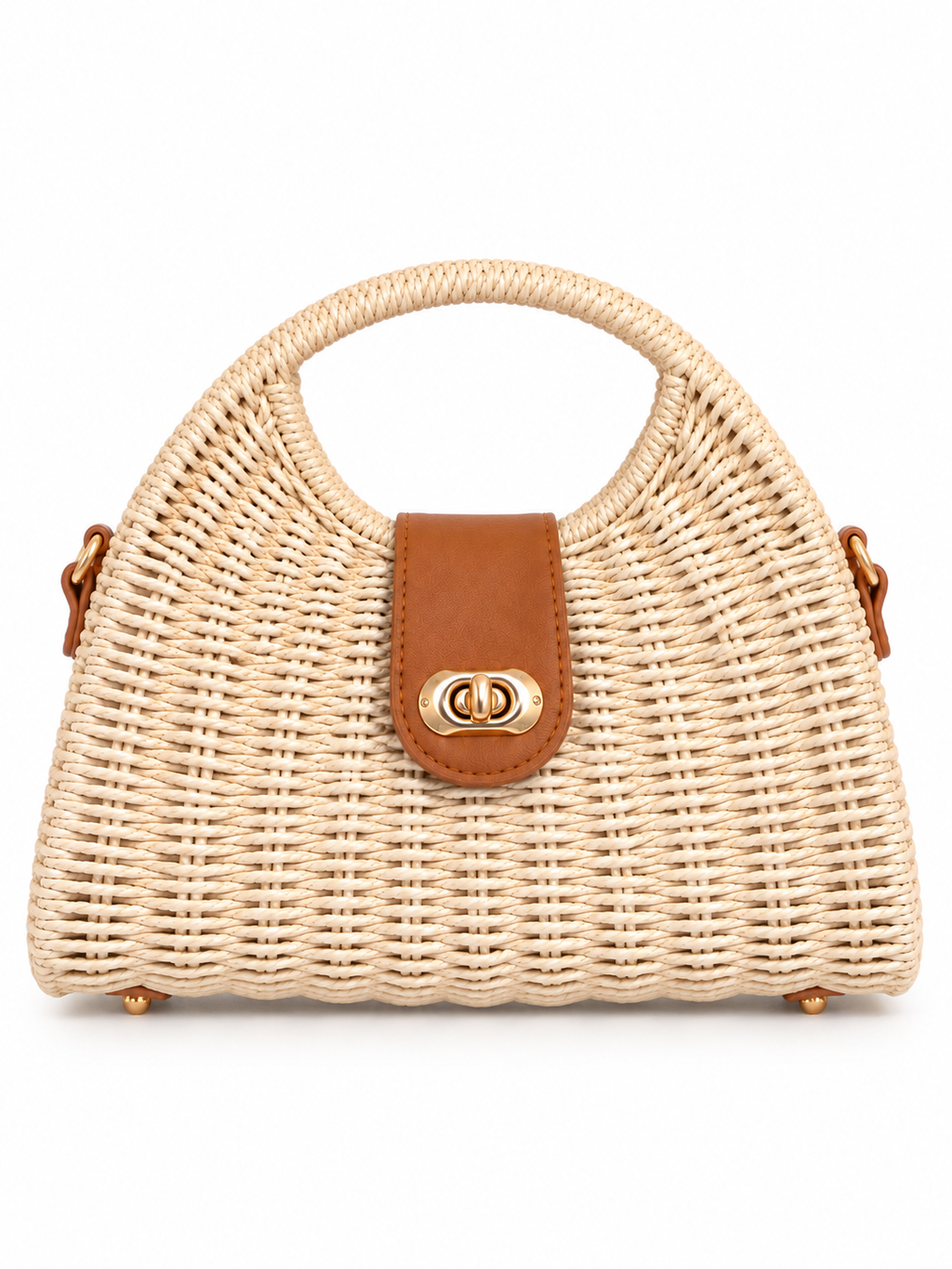 Natural Raffia Handbag