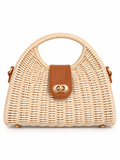 Natural Raffia Handbag