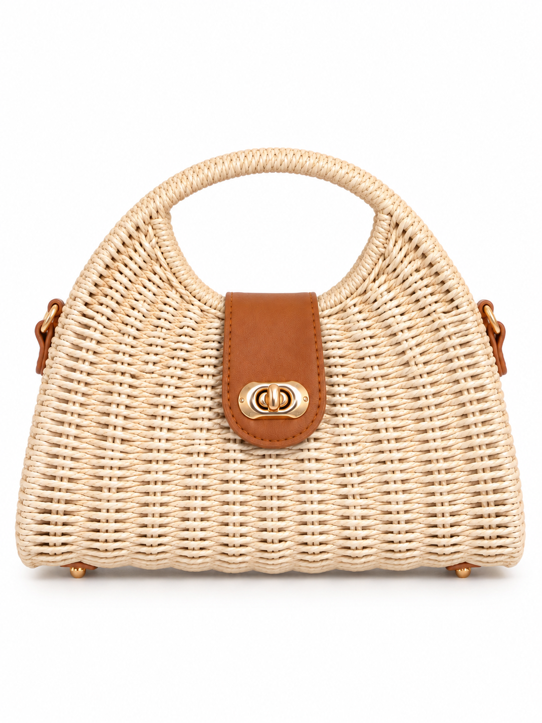 Natural Raffia Handbag