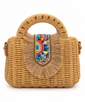 Beaded Raffia Bag