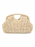 Natural Woven Raffia Handbag