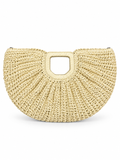 Natural Woven Clutch Bag