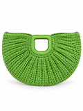 Natural Woven Clutch Bag