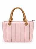 Pleated Mini Tote Bag