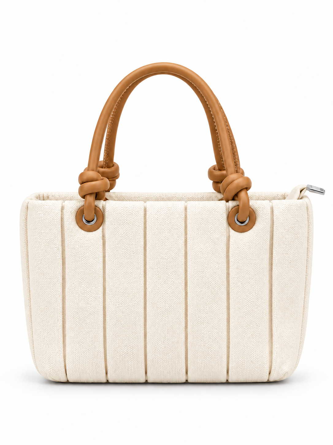 Pleated Mini Tote Bag
