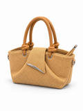 Knotted Handle Flap Mini Tote Bag