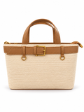 Textured Belt Detail Mini Bag