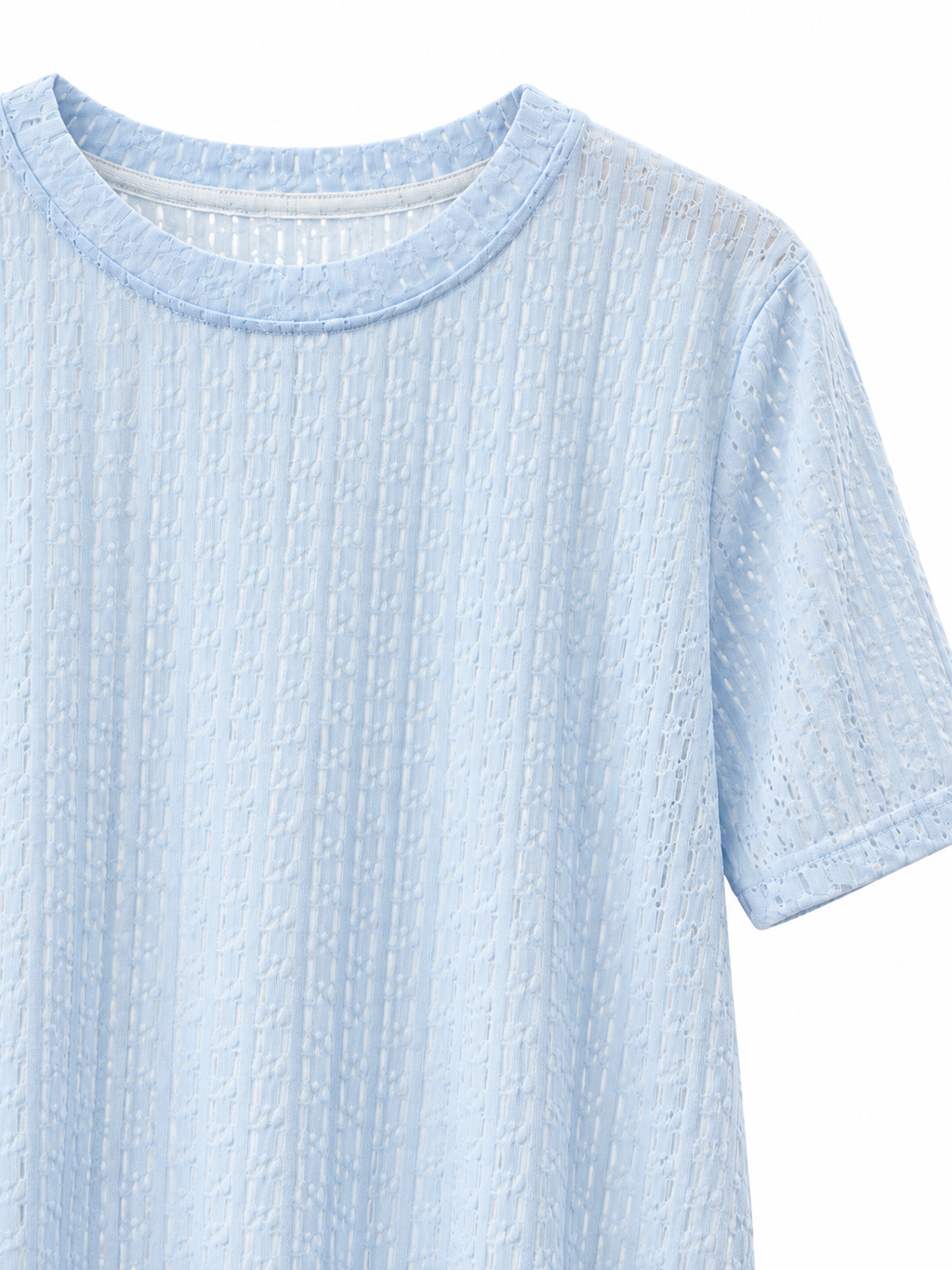 Textured Short-Sleeve Top