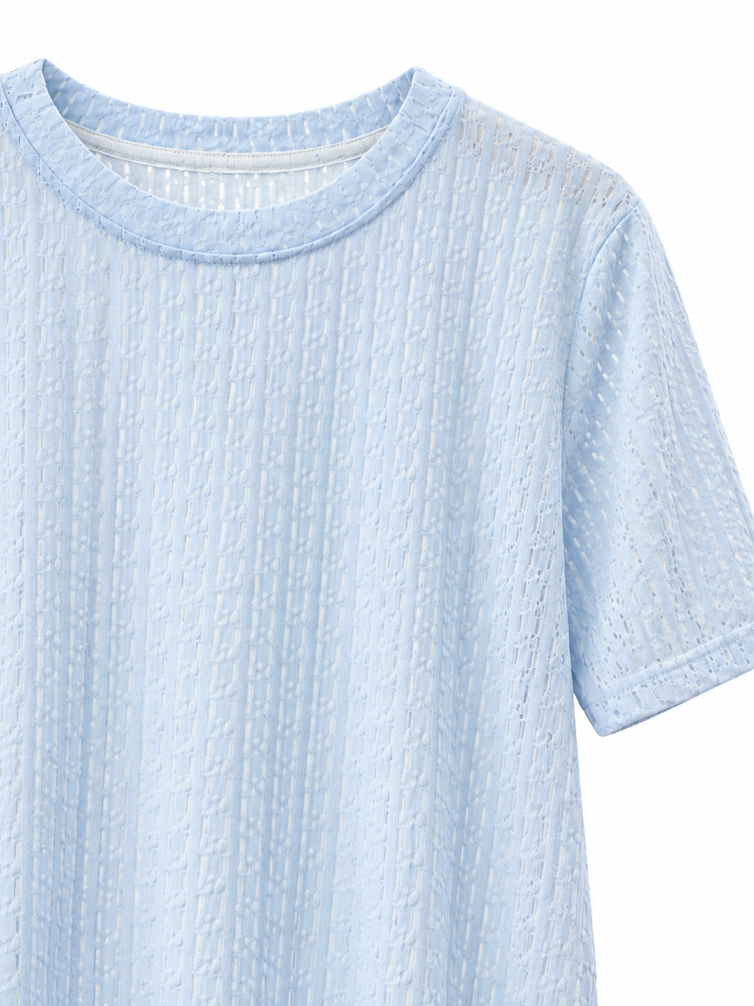 Textured Short-Sleeve Top