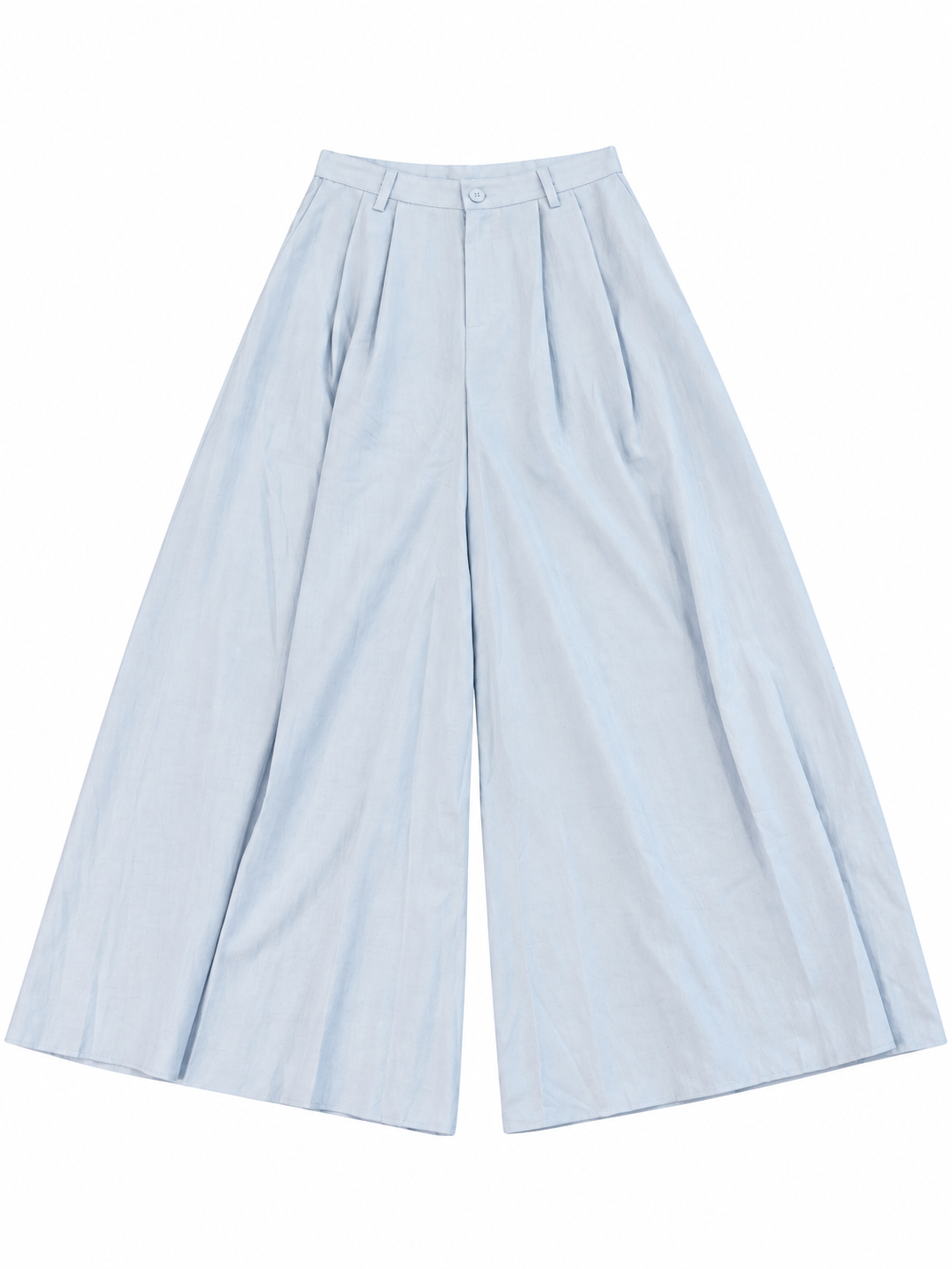 Wide-Leg Linen Trousers