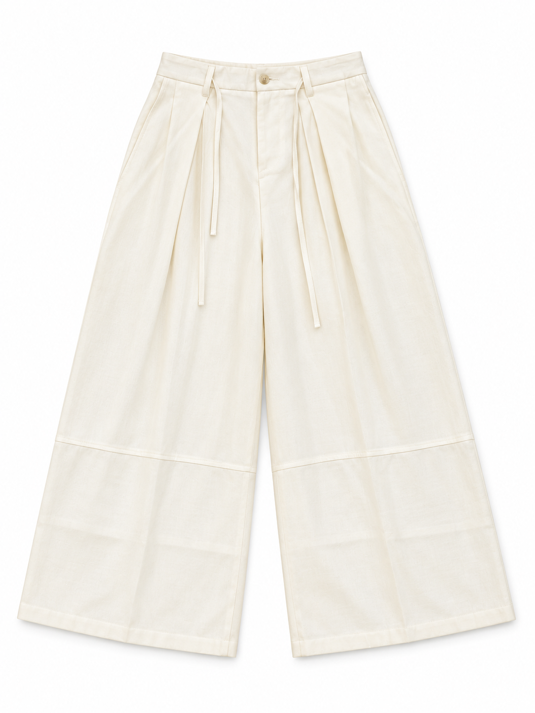 Wide-Leg Linen Trousers