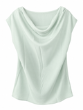 Short Sleeve Silk Shirt