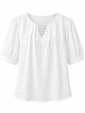 Silk Shirt with  Rhinestone