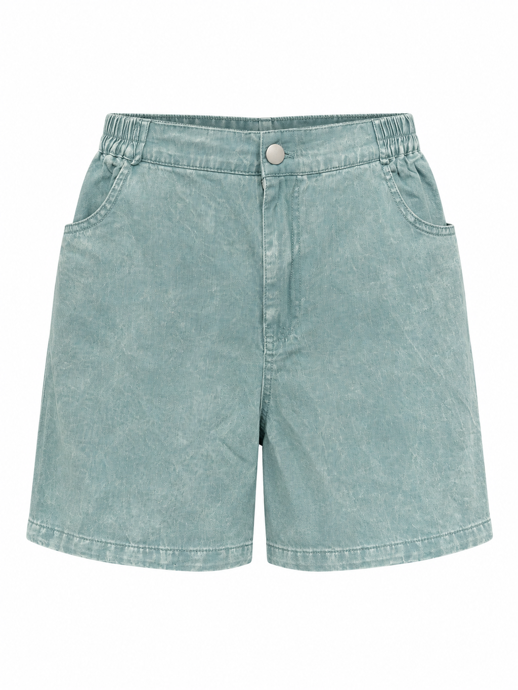Co-Ord Denim Textured Set of Shirt & Short
