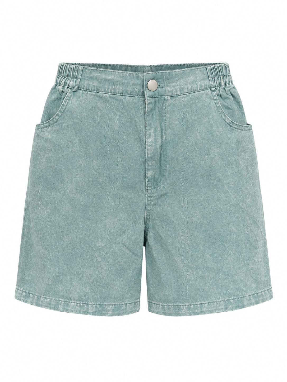Co-Ord Denim Textured Set of Shirt & Short