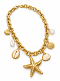 Chunky Gold Starfish Necklace