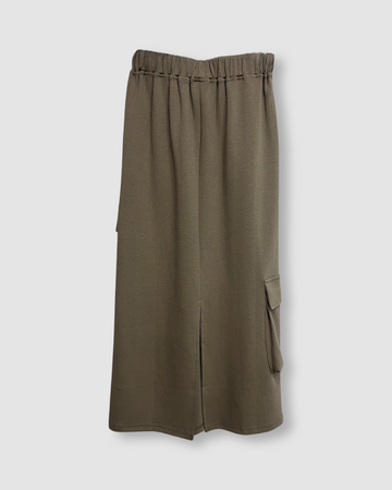 Set of Cargo Skirt of Crop-Top