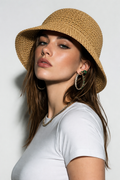 Straw Bucket Hat