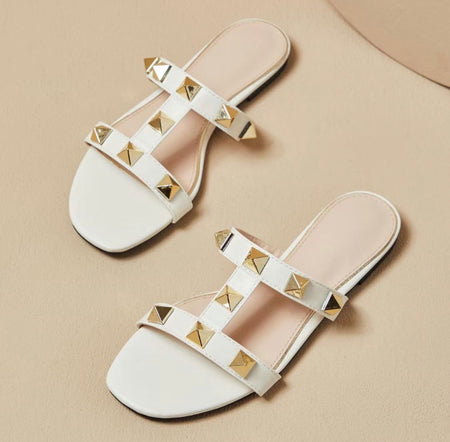 Flat Studded Sandals