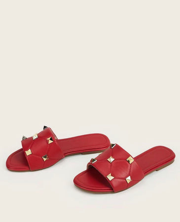 Flat Studded Sandals