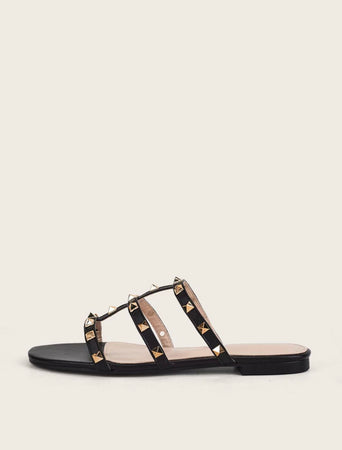 Flat Studded Sandals