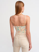 Load image into Gallery viewer, Floral Corset Top
