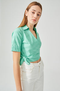 Draped Crop Top
