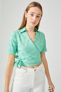 Draped Crop Top