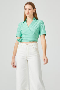 Draped Crop Top