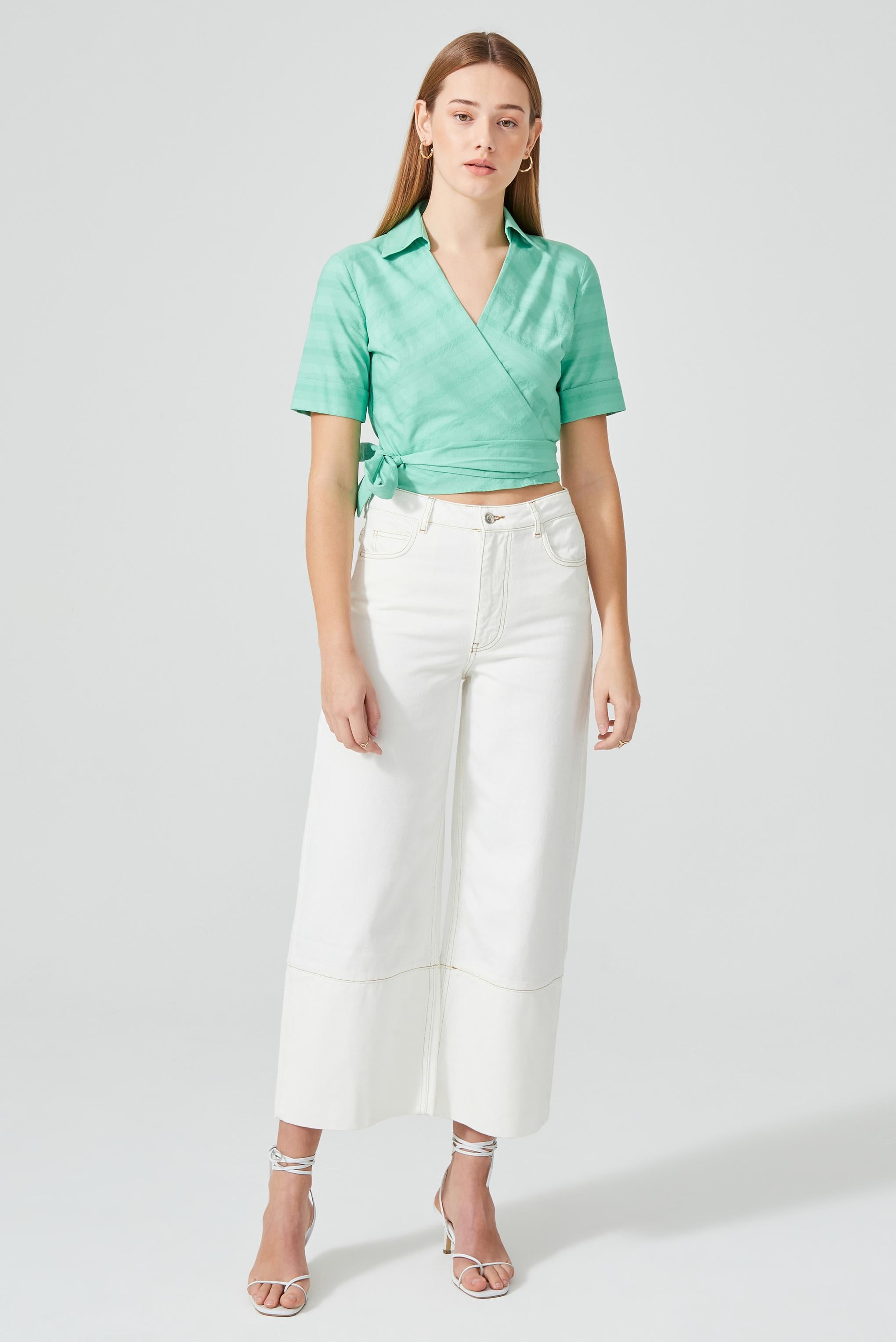 Draped Crop Top